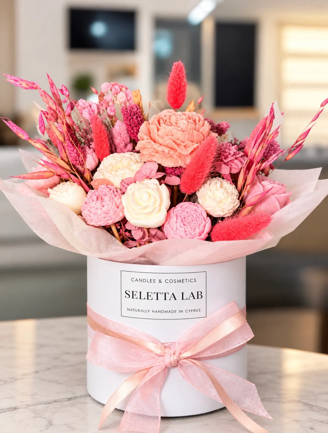 Candle flower bouquet product image